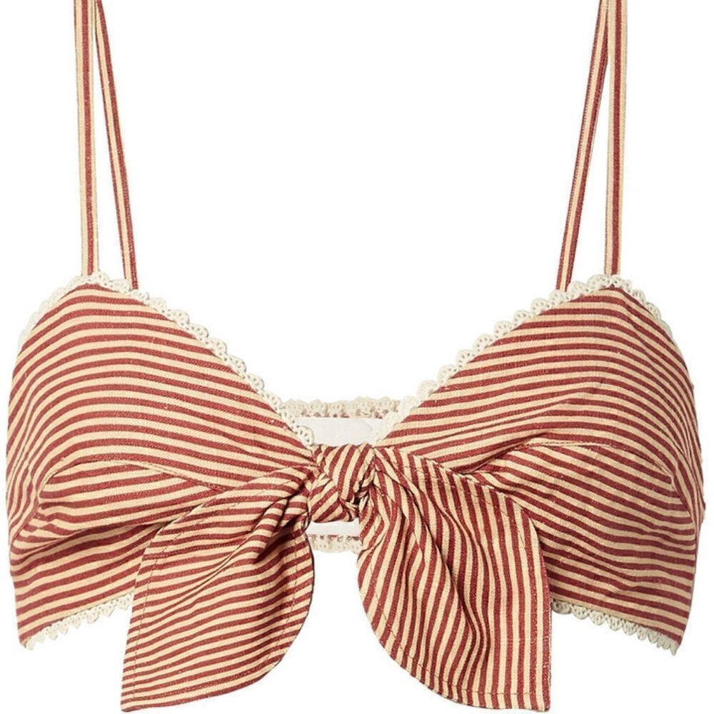 MIGUELINA Top bra crop bow size L